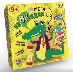 Настольная игра викторина Мега-крокодил Danko Toys CROC-03-01U украинский язык